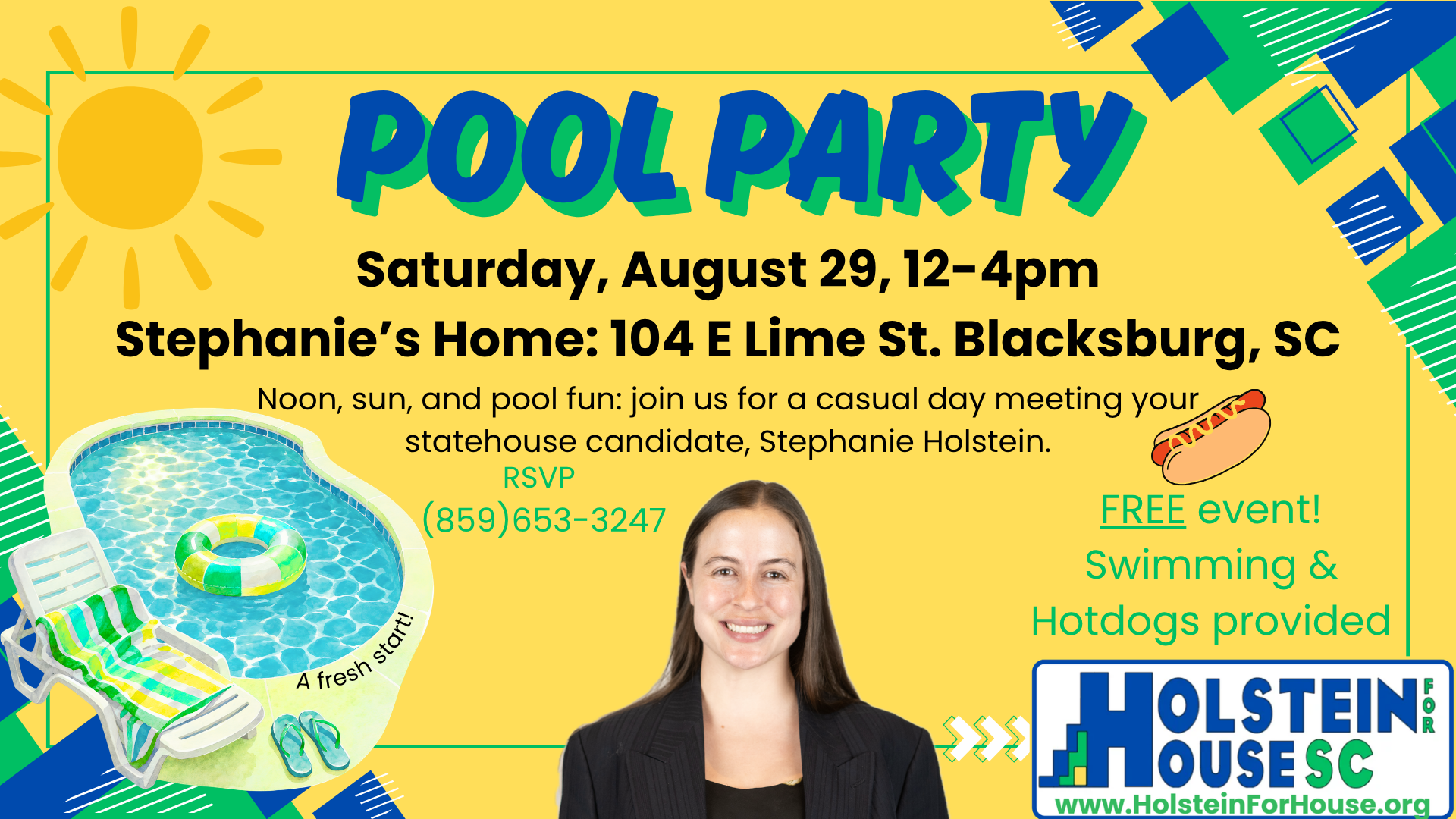 Pool Party Event (Facebook Event wRSVP)